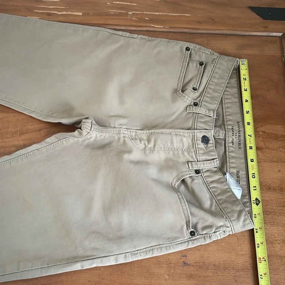 Banana Republic Khaki Travel Jeans Size 30x30